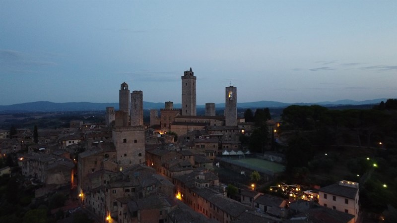 San Gimignano bei Nacht San Gimignano bei Nacht