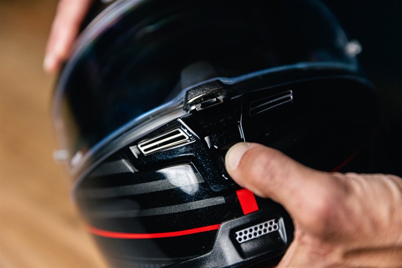 HJC RPHA 70 Carbon Artan MC-1 Belüftung