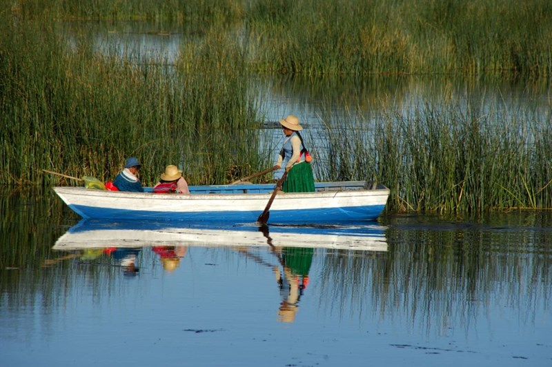 Titicacasee in Peru