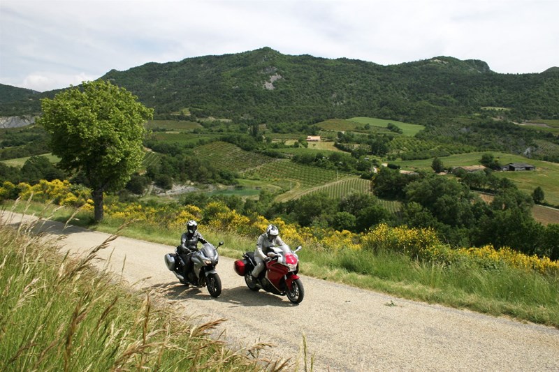 Motorrad-Reise in La Drôme Frankreich
