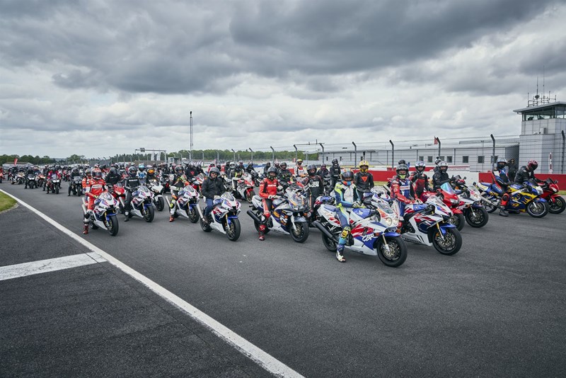 Honda Fireblade Parade Lap Donington Park Honda Fireblade Parade Lap Donington Park