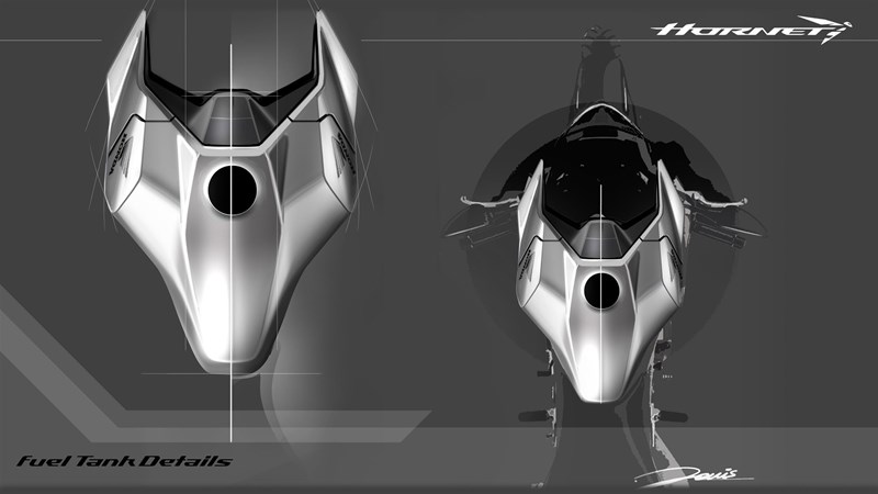Honda Hornet 2023 Tank Honda Hornet 2023 Tank