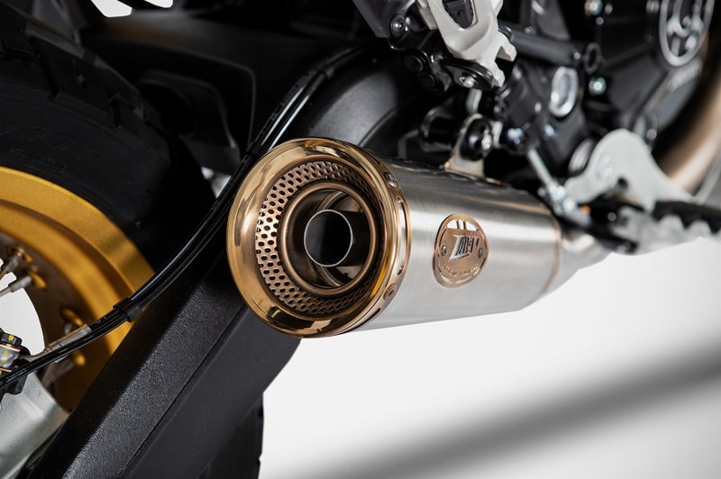 Zard Zuma Slip On Endschalldämpfer für die Ducati Scrambler Desert Sled Zard Zuma Slip On Endschalldämpfer für die Ducati Scrambler Desert Sled