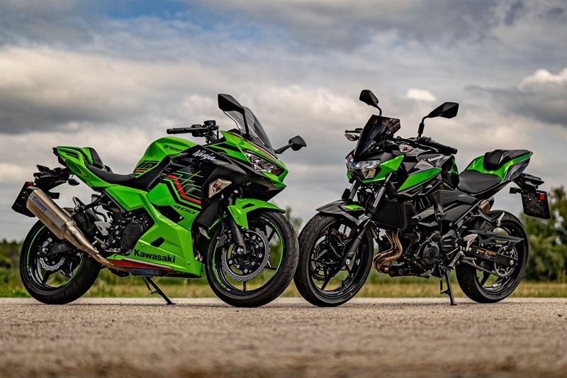 Kawasaki Ninja 400 und Z400 2022 Kawasaki Ninja 400 und Z400 2022