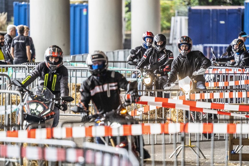 Der 125er Parkour auf der INTERMOT 2022