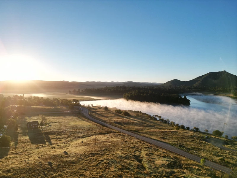 Eines von zahlreichen kleinen Highlights - Der Lake Cuyamaca Eines von zahlreichen kleinen Highlights - Der Lake Cuyamaca