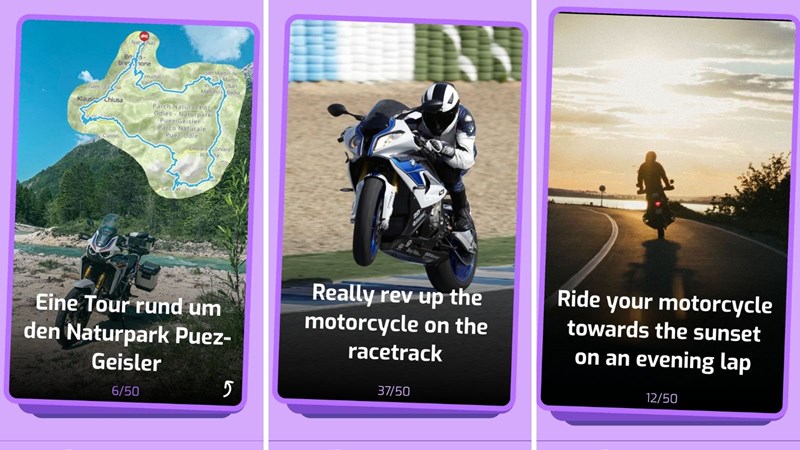 DoGet Aktivitäten Motorrad Vorschläge