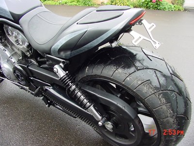 Breitreifenumbau auf 280er Reifen Harley Davidson VRSCF V-Rod Muscle