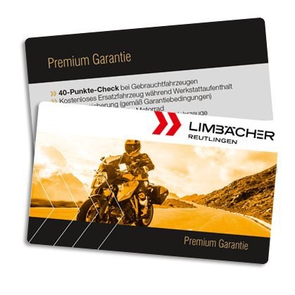 Garantieverlängerung  Gebrauchtfahrzeuggarantie mit 24 Monaten Laufzeit  Endlich haben auch alle Motorradfahrer, die Ihr Motorrad nicht bei uns gekauft haben, die Möglichkeit eine Gebrauchtfahrzeuggarantie mit 24 Monaten Laufzeit abzuschließe ...