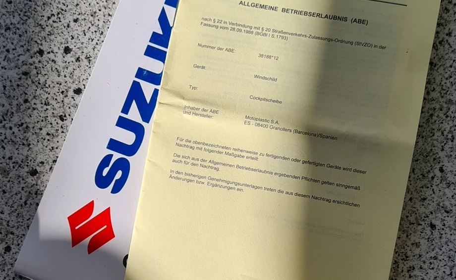 Anbaubescheinigungen für Sonderzubehör Bild 1: Anbaubescheinigungen für Sonderzubehör