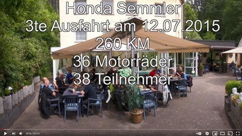 Honda Semmler - 3te Ausfahrt 2015