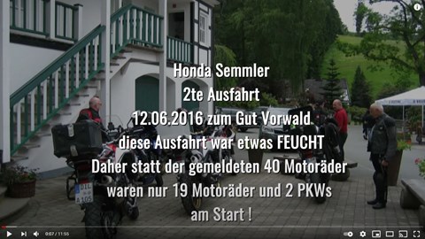 Honda Semmler - 2te Ausfahrt 2016