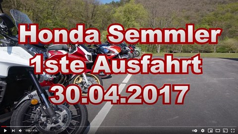 Honda Semmler - 1te Ausfahrt 2017