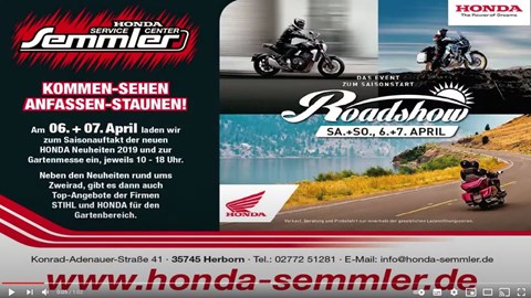 Honda Semmler - Road Show & Gartenmesse 2019