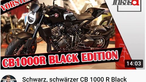 Honda Semmler - Lukas.61 Video - CB1000R Black Edition 2021