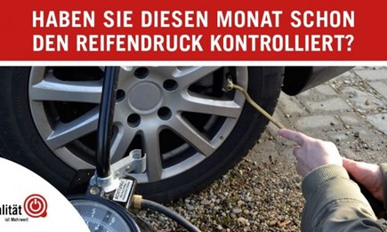 Tipps zum Thema Reifenluftdruck 