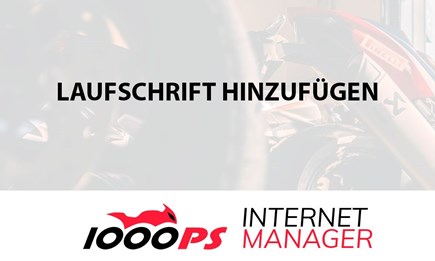 Laufschrift hinzufügen