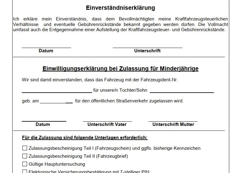 Zulassungsservice Bild 1: Zulassungsservice