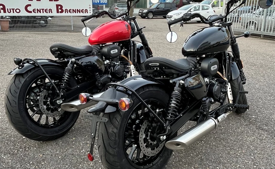 Hanway BOBBER 125 BC seitliches Kennzeichen Bild 15: Hanway BOBBER 125 BC seitliches Kennzeichen