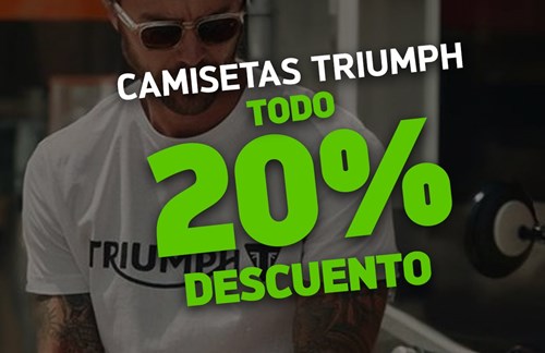 Camiseta Triumph - 20% descuento