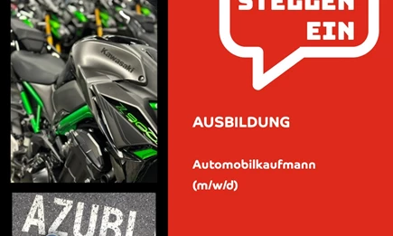 Ausbildung zum Automobilkaufmann beim Bikerzentrum BERENTELG Ausbildung zum Automobilkaufmann beim Bikerzentrum BERENTELG