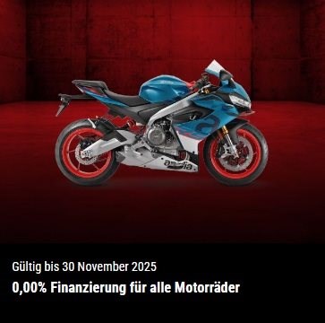 Aprilia 0,00% Finanzierung Motorrad