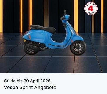 Vespa Sprint Angebote