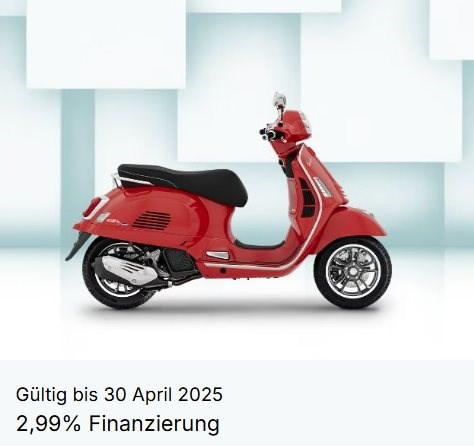 Vespa 2,99% Finanzierung