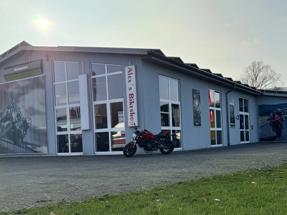 ALEX’S BIKESHOP – Ducati & Kawasaki Vertragshändler in Bad Mergentheim Bild 1: ALEX’S BIKESHOP – Ducati & Kawasaki Vertragshändler in Bad Mergentheim