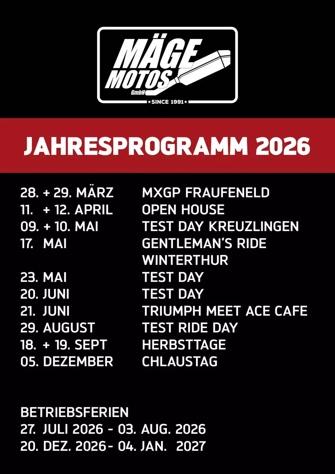 Jahrsprogramm 2026