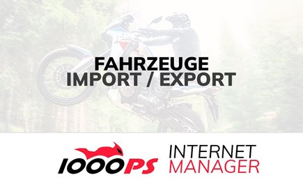 Import und Export von Fahrzeugen