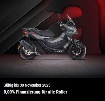 Aprilia 0,00% Finanzierung Roller