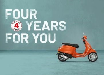4 Jahre Garantie für alle 50er Roller 