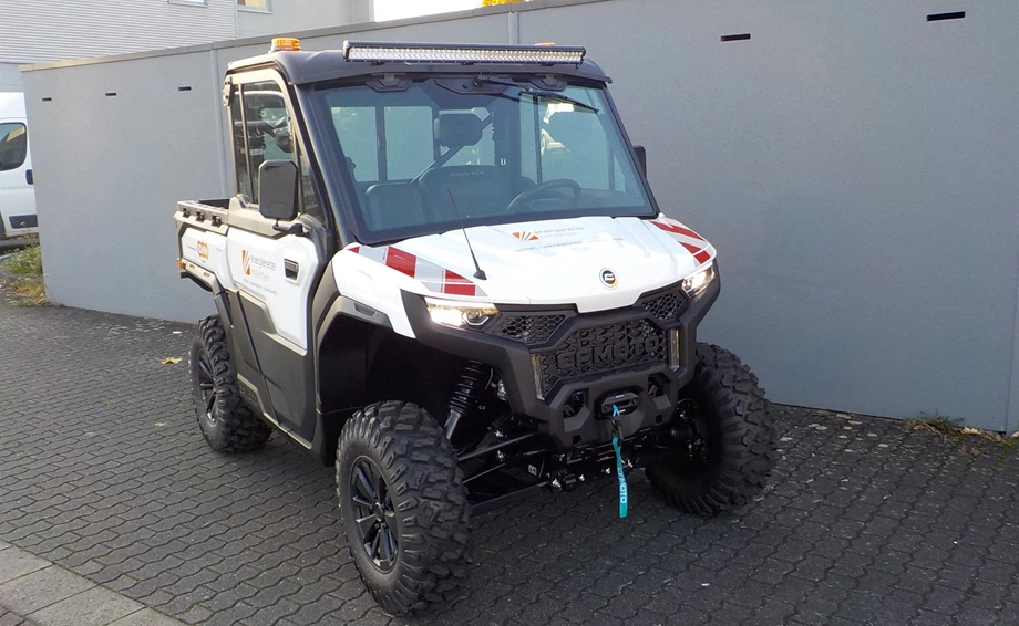 U10Pro Highland mit Sonderfarbe weiß für Arbeitseinsatz Bild 1: U10Pro Highland mit Sonderfarbe weiß für Arbeitseinsatz