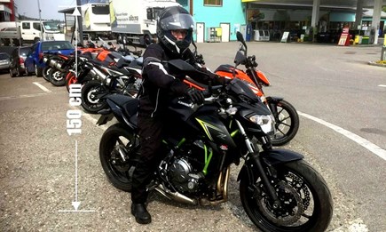 Tieferlegung für Kawasaki Motorräder