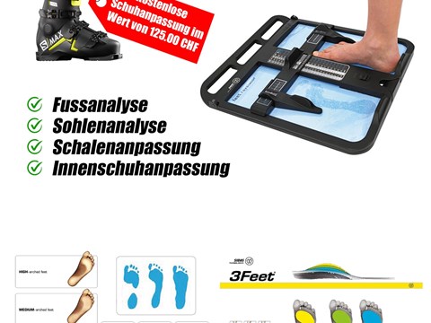 Skischuhanpassung