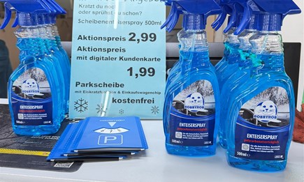 Scheibenenteiser Aktion ab 1,99 