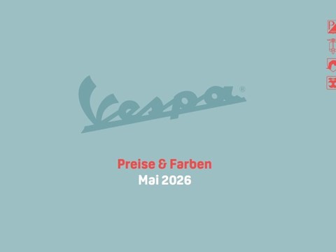 Preisliste Vespa 