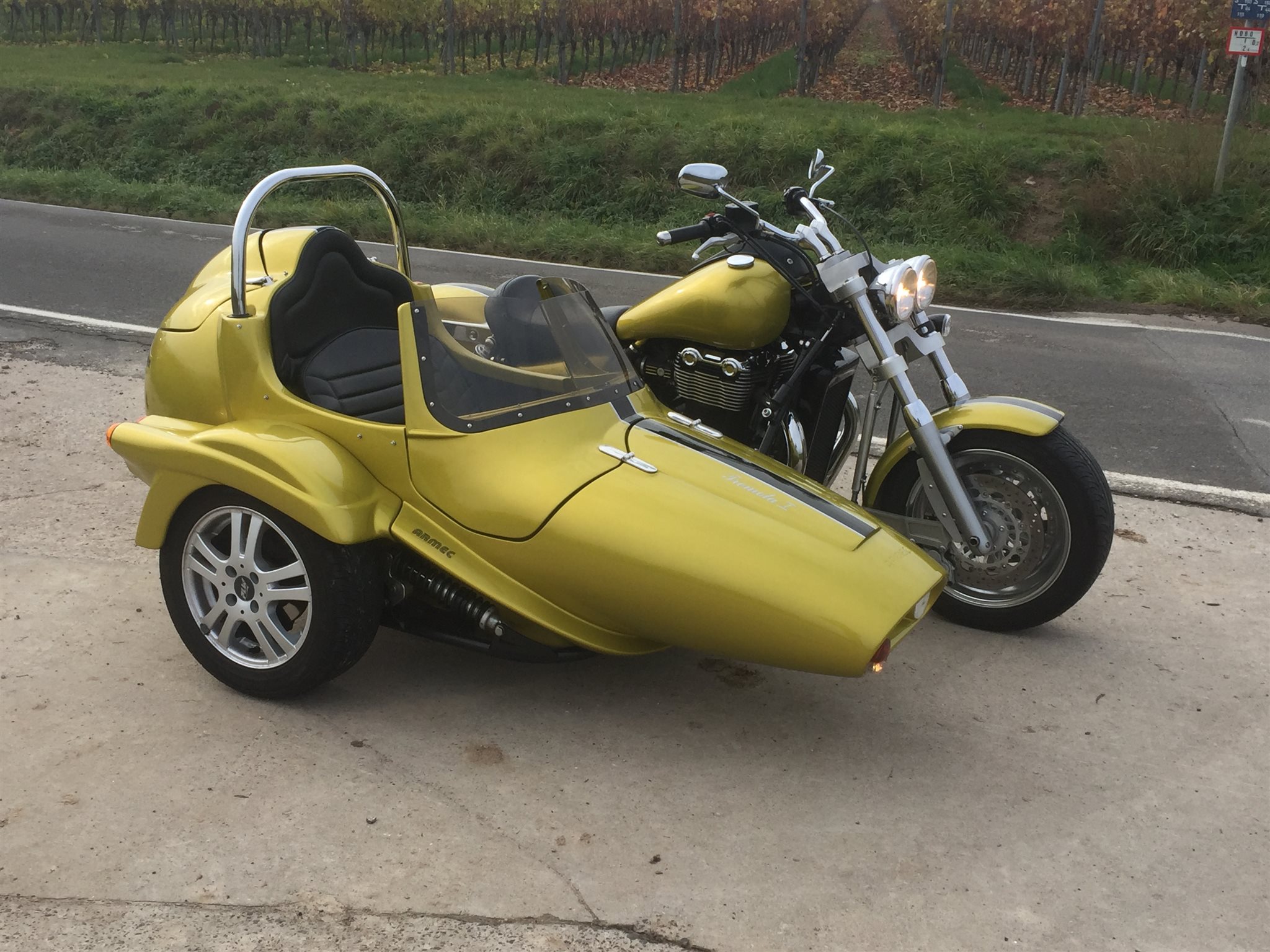 Thunderbird 1700 Gespann mit Armec Tremola I Seite