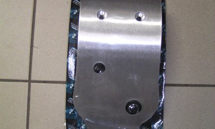 Neuteil Motorschutzplatte KX 250 F