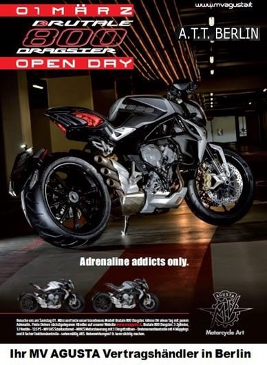 Am 01.03.2014 ist "DRAGSTER OPEN DAY"
