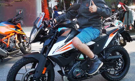 Fahrzeugübergabe KTM