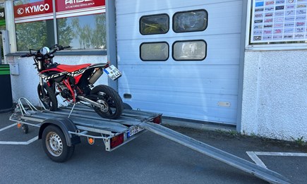 Motorradhänger Vermietung