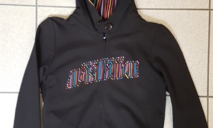 Girls Stripes Hoodie M