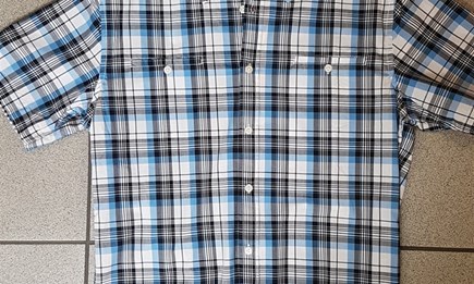 Checked Shortsleeve Shirt M