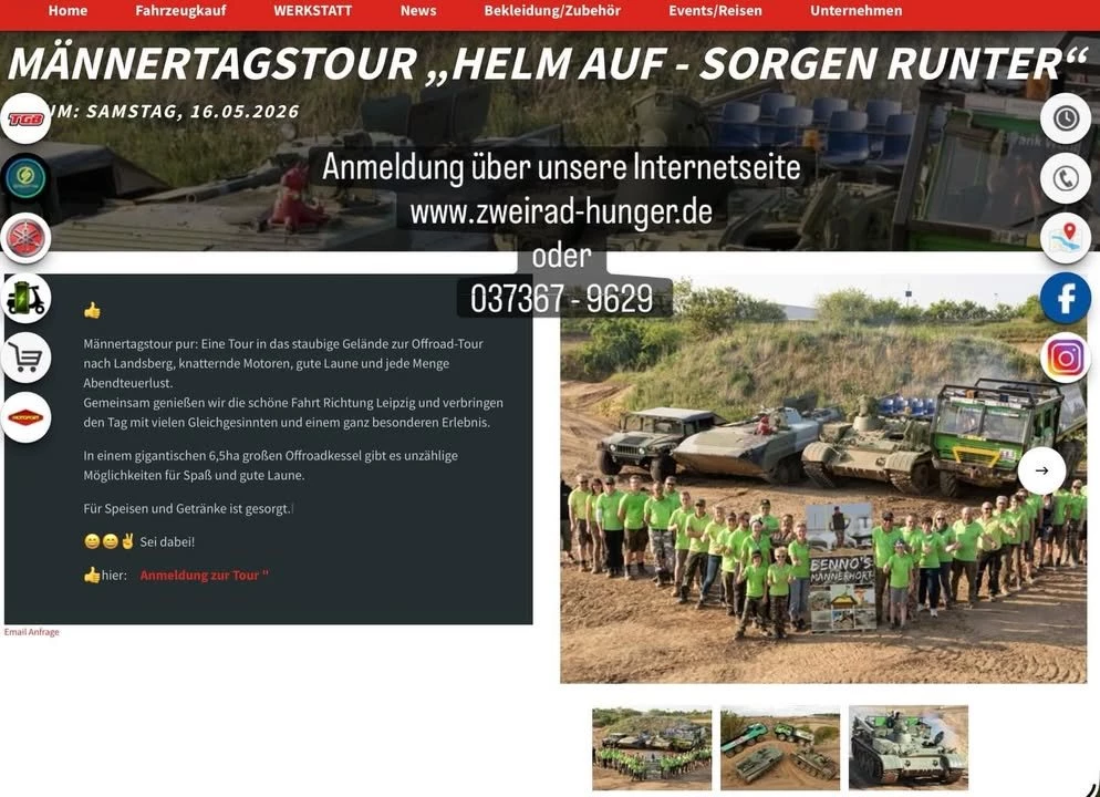 Vorschaubild für Post - 🔥Samstag, 16.05.2026 // gemeinsame Tagestour zum Tag der offenen Tür nach  Landsberg - Anmeldung erwünscht