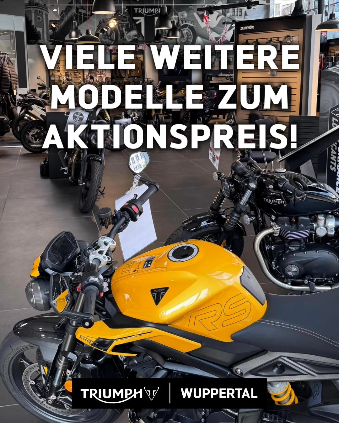 Vorschaubild für Post - Jetzt günstig "losbobbern" 😉 Aktionswoche „Kurvenausklang“. Aktuelle Vorführer und Aktionsfahrzeuge zu attraktiven Preisen!

Probefahren, Beratung und Verkauf bei Triumph Wuppertal in der Unterstraße 18-28
42107 Wuppertal oder unter www.triumph-wuppertal.de.

#triumph #wuppertal #wuppertalelberfeld #wuppertalcity #triumphmotorcycles #triumphofficial #triumphdeutschland #triumphmotorrad #triumphfans #neuesmotorrad