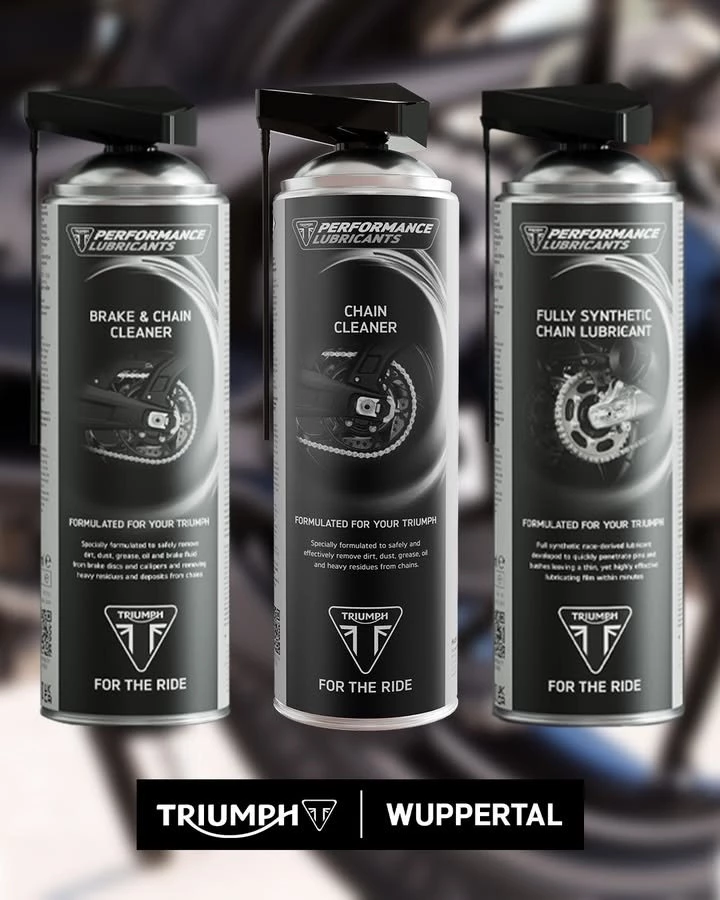 Vorschaubild für Post - 🏍️🧴 Warum ist Kettenpflege so wichtig?

Viele unterschätzen sie – aber die Kette ist das Herzstück deines Antriebs! ❤️�
Ohne regelmäßige Pflege verliert dein Bike nicht nur Leistung, sondern du riskierst auch teure Schäden. 💸

👉 Darum lohnt sich regelmäßige Kettenpflege:�
🔧 Längere Lebensdauer von Kette & Ritzel�
⚙️ Besserer Kraftschluss – dein Bike zieht sauber durch�
💨 Weniger Verschleiß = mehr Fahrspaß�
🛡️ Weniger Rost, Schmutz & Ruckeln

💡 Tipp:�Reinige und schmiere die Kette alle 500–800 km – oder nach Regen- und Schotterfahrten. Verwende dabei spezielles Kettenfett, kein Allzweck-Öl!
Denn nur mit einer sauberen, gut geschmierten Kette läuft dein Bike so geschmeidig, wie du’s liebst. 💪✨

Probefahren, Beratung und Verkauf bei Triumph Wuppertal in der Unterstraße 18-28
42107 Wuppertal oder unter www.triumph-wuppertal.de.

#triumph #wuppertal #wuppertalelberfeld #wuppertalcity #triumphmotorcycles #triumphofficial #triumphdeutschland #triumphmotorrad #triumphfans  #savetytips #kettenpflege