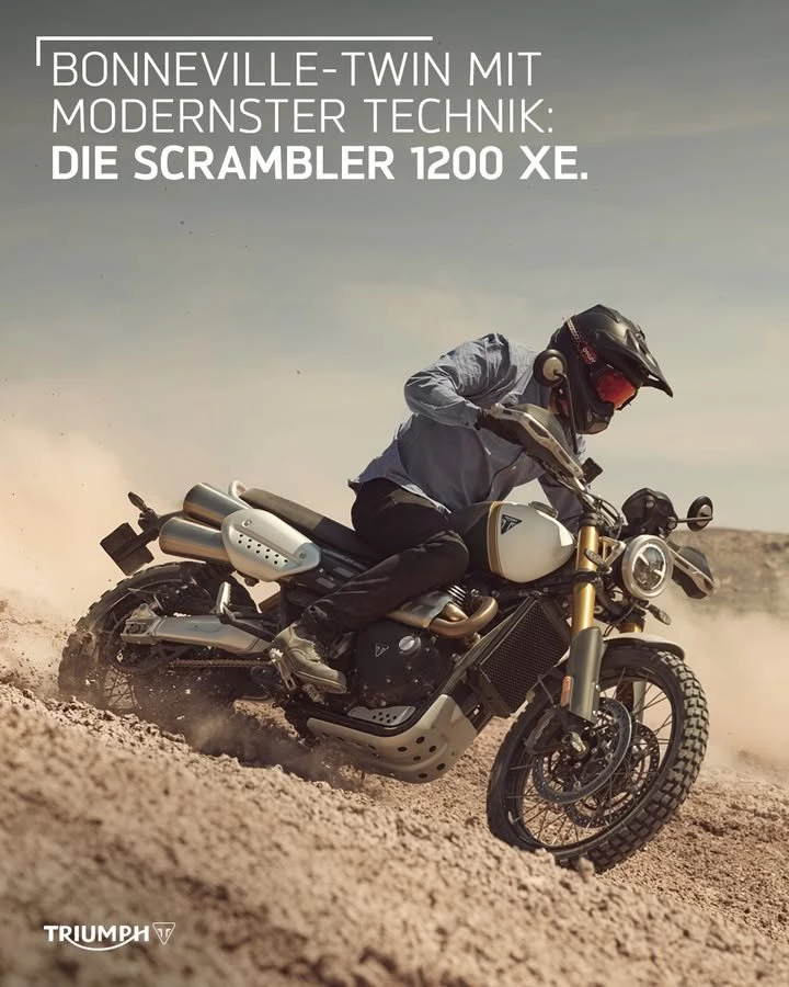 Vorschaubild für Post - Sanft, reaktionsschnell und voller klassischem Charakter, mit starkem Drehmoment über das gesamte Drehzahlband: Das ist die neue Scrambler 1200 XE. 

Bereit für eine Ausfahrt?
🔗 www.triumph-wuppertal.de