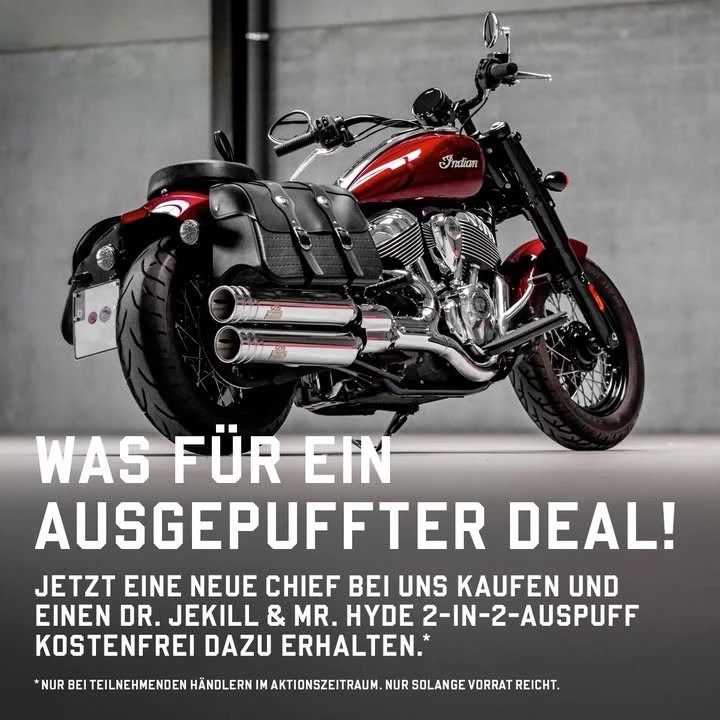 Vorschaubild für Post - Die Aktion läuft vom 1. bis 31.10.2025. Kommt vorbei. #indianmotorcycle